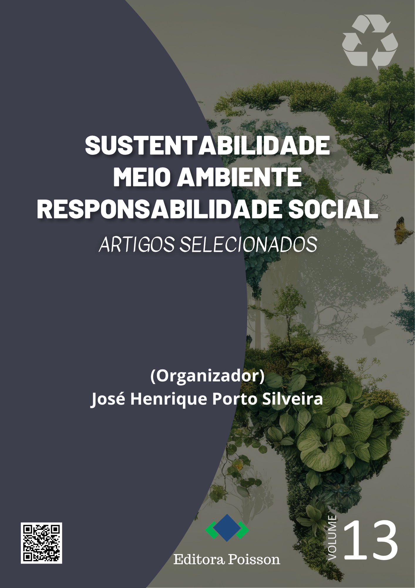 Capa - Sustentabilidade, Meio Ambiente e Responsabilidade Social: Artigos Selecionados – Volume 13
